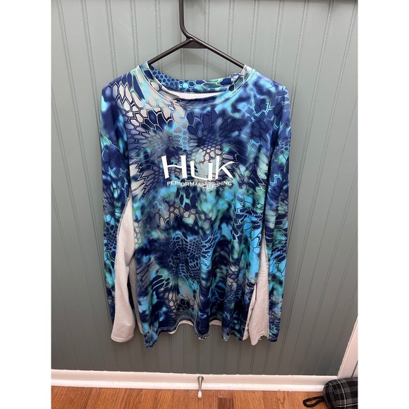 HUK Performance Fishing Long Sleeve Shirt XL Mens Lot Of 4 Camo - Picture 13 of 16